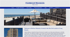 Desktop Screenshot of harbourmansion.com